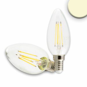 E14 LED Kerze, 4W, klar, warmweiß, dimmbar