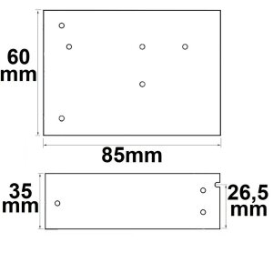 LED Trafo 24V/DC, 0-35W, Gitter