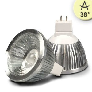 MR16 LED Strahler 5,5W COB, 38°, warmweiß, dimmbar