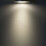 LED Einbaustrahler, silber, 15W, 72°, rund, neutralweiß, dimmbar