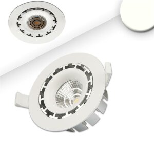 LED Einbaustrahler COB, weiß, 15W, 45°, rund,...