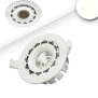 LED Einbaustrahler COB, weiß, 15W, 45°, rund, neutralweiß, dimmbar