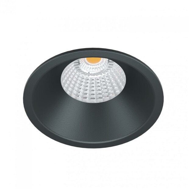 EVO D IsoSafe Outdoor/Indoor 7W 630lm 2700K 60° CRI97 IP54 schwarz Ausschnitt 83mm dimmbar