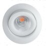 EVO E Smart 6W 560lm 2400-5000K 45° CRI93 IP54 weiß Ausschnitt 68-83mm schwenkbar 0-30° dimmbar Zigbee