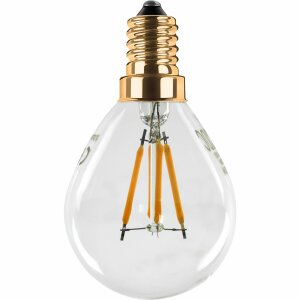 LED Tropfenlampe 24V klar E14 24V dimmbar IP20