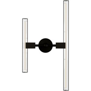 Wandleuchte VOLTAGE, 2x S14d, Metall schwarz 0 220-240 V...