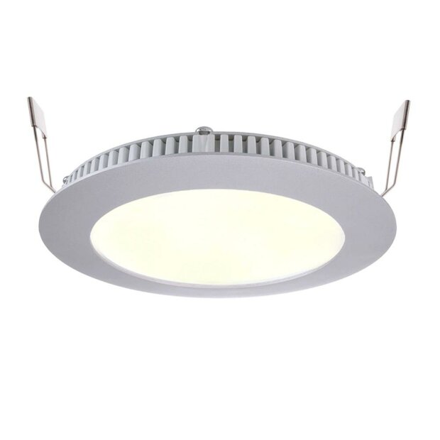 Deckeneinbauleuchte, LED Panel 8, 7 W, 2700 K, Grau, Stromkonstant, 17-18 V/DC, Bemessungsstrom: 350