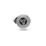 Bodeneinbauleuchte, Flat II 105 mm, 5,5 W, 3000 K, Silber, 220-240 V/AC
