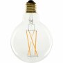 LED Globe 95 klar- scherbensicher E27 220-240 V / 50-60 Hz dimmbar IP20