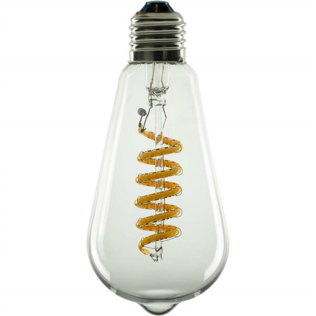 LED Rustika Curved Spirale Ambient klar E27 220-240 V / 50-60 Hz dimmbar IP20
