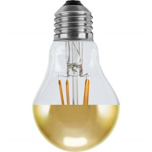 LED Glühlampe Spiegelkopf Gold E27 220-240 V / 50-60...