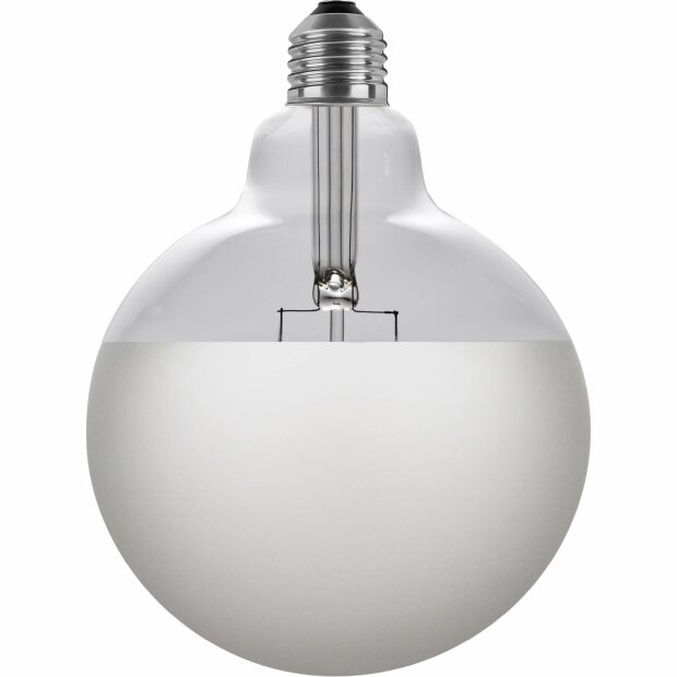 LED Globe 125 Half Moon matt E27 220-240 V / 50-60 Hz dimmbar IP20