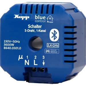 Blue-control Schaltaktor, Schalter 1-Kanal, 3-Draht, mit...