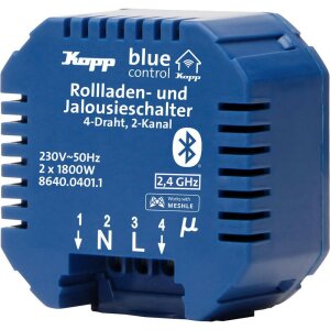 Blue-control Schaltaktor für Rollladen-, Jalousien-...