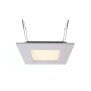 Deckeneinbauleuchte, LED Panel Square 8, 7 W, 2700 K, Grau, Stromkonstant, 18-19 V/DC, Bemessungsstr