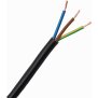 Mittlere Schlauchleitung H05VV-F 3Gx1mm², 3-adrig, 5m Ring, Farbe: schwarz