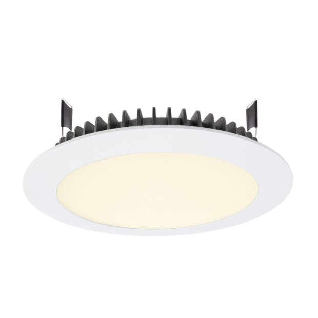 Deckeneinbauleuchte, LED Panel Round III, 26 W, 3000 K, Weiß, Stromkonstant, 37 V/DC, Bemessungsstro