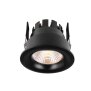 Deckeneinbauleuchte, Orionis Rund, 6,5 W, 2700 K, Schwarz/Schwarz, Stromkonstant, 17-19 V/DC, Bemess