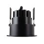 Deckeneinbauleuchte, Orionis Rund, 6,5 W, 2700 K, Schwarz/Schwarz, Stromkonstant, 17-19 V/DC, Bemess
