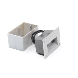 Wandeinbauleuchte, Side III, 3,5 W, RGB, Silber, Spannungskonstant, 24 V/DC