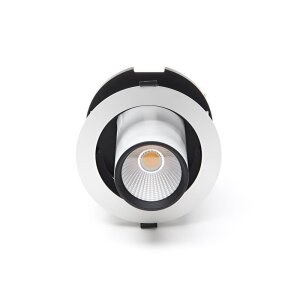 Deckeneinbauleuchte, Luna, 30 W, 3000 K, Weiß, 220-240 V/AC