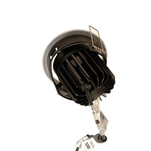 Deckeneinbauleuchte, Lesath, 8,5 W, DIM, 2000-2800 K, Schwarz, 220-240 V/AC