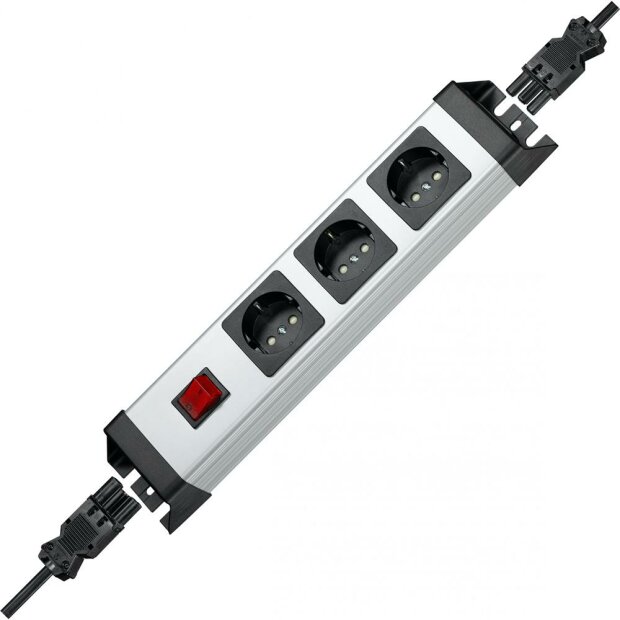 POWERversal 3-fach, mit GST18i Ein-/Ausgang, kaskadierbar, beleuchteter Schalter, max. 3.600W