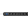 UNOversal PLUS 6-fach, Schalter, erhöhter Berührungsschutz, 90° gedrehte Töpfe, Topfabstand 52mm, 3mZuleitung