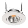 Deckeneinbauleuchte, COB-68-24V-8,5 W-4000K-Rund-Tilt-Weiß, Spannungskonstant, 24 V/DC