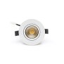Deckeneinbauleuchte, COB-68-24V-8,5 W-4000K-Rund-Tilt-Weiß, Spannungskonstant, 24 V/DC