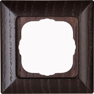 HK02 - Abdeckrahmen 1-fach, Farbe: wenge