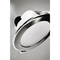 Deckeneinbauleuchte, Acrux 90 mm, 8 W, DIM, 3000/4000/6000 K, Silber, 220-240 V/AC