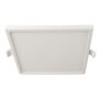 Deckeneinbauleuchte, Alya Eckig, 12 W, DIM, 2700 K, Weiß, 220-240 V/AC