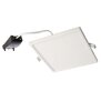 Deckeneinbauleuchte, Alya Eckig, 12 W, DIM, 2700 K, Weiß, 220-240 V/AC
