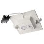 Deckeneinbauleuchte, Alya Eckig, 12 W, DIM, 2700 K, Weiß, 220-240 V/AC