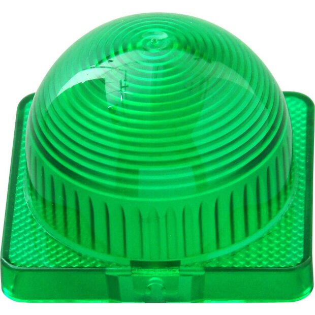 BLUE ELECTRIC - Kuppelhaube für Lichtsignal E14, Farbe: grün