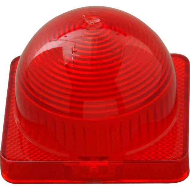 BLUE ELECTRIC - Kuppelhaube für Lichtsignal E14, Farbe: rot