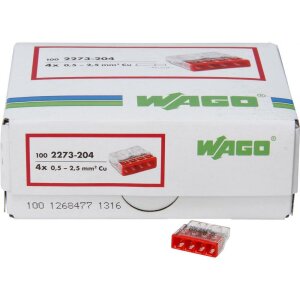 WAGO Steck-/Dosenklemme 2273-203, Profi-Pack