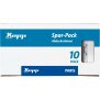 PARIS - Profi-Pack: 10x Abdeckrahmen 1-fach, Farbe: silber