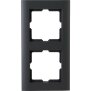 ATHENIS - Abdeckrahmen 2-fach, Farbe: anthrazit
