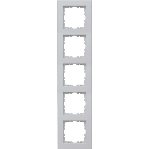 HK07 - Abdeckrahmen 5-fach, Farbe: grau matt