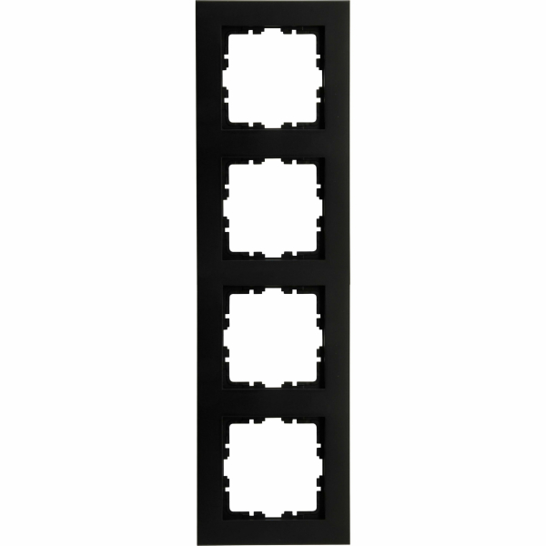 HK07 PURE - Abdeckrahmen 4-fach, Farbe: anthrazit