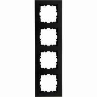 HK07 PURE - Abdeckrahmen 4-fach, Farbe: anthrazit