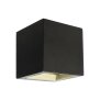 Wandaufbauleuchte, Mini Cube, 4 W, DIM, 3000 K, Schwarz, 220-240 V/AC